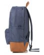 The Heritage Backpack in Navy & Tan