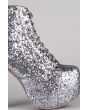 The Lita Shoe in Pewter Glitter 2