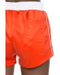The Ladies Knit Short - Bardot Piped in Lava 4