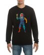The Astro Crew Neck Sweater in Black 1