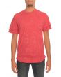 The Double Layered Acid Wash Long Tee in Red 1