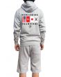 The Mint Flags Sweat Set in Athletic Grey 2