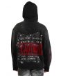 Caution Not So Quiet Ghost Rider Flames Hoodie 3