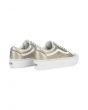 The Women's Old Skool Platform in Gray Gold and True White 5