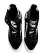 The HUF x Thrasher Classic Hi Sneaker in Black 4