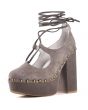 Jeffrey Campbell Bettina Taupe Heels TAUPE SUEDE 2
