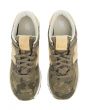 The 574 Camo Sneaker in Covert Green and Toasted Coconut 4