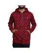 Khoklohoma Zip Up Hooded Sweatshirt Red 1