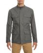 The Denzel Monk Collar M-65 Jacket Shirt in Grey 1