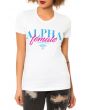 The Alpha Female Tee in White 1