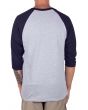 Cant Stop Wont Stop Athletic Grey Baseball Tee 3