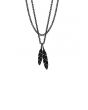 The Feather Necklace - Black 1