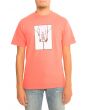 The Click Click Tee in Coral 1