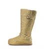 Women's Mid-Calf Studded Boot Urban Buckle Glitter 1