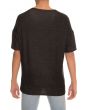 The Drop Shoulder Box Fit French Terry Tee in Onyx 3