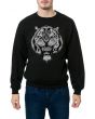 The Painted Tiger Crewneck Sweatshirt in Black 1