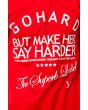 The Go Hard Tee in Red
