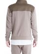 The Major Color Block Hoodie in Taupe 3