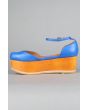 The Sue Bee Shoe in Neon Blue 3
