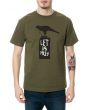 The Let Us Prey Tee in Military Green 1