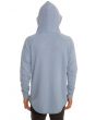 The Raw Edge French Terry Pullover Hoodie in Denim 3