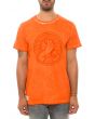 The WeSC x Stereo Effect Tee in Red Orange