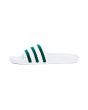 The Adilette in White and Green 2