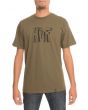 The Spike HUF Block Letters Tee in Olive