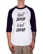 Cant Stop Wont Stop White Baseball Tee 1