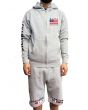 The Mint Flags Sweat Set in Athletic Grey 1