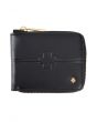 The Full Zip Pebble Leather Wallet in Black