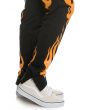 The In Flames Track Pants in Black 3