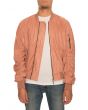 The Bird Bomber in Salmon Suede 1