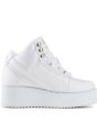 Y.R.U. for Women: Qozmo Low Key White Platform Sneakers 2