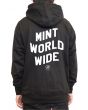The Mint Wavy Pullover Hoodie in Black 2