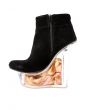 The Icy Shoe in Black Suede and Doll Heads 3