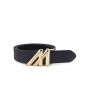Mint Stingray Leather Belt - Black 1