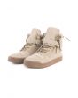The adidas Forum Hi Moc Sneakers in Stone, Stone, and Clay