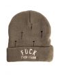 The FE Authentic Ripped Beanie in Grey 1