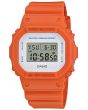 The DW-5600M Military Theme Watch in Orange 1