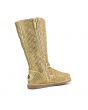 Women's Mid-Calf Studded Boot Urban Buckle Glitter 2