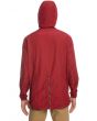 The Albie Hooded Anorak in Red 3