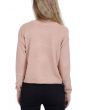 Vintage Distressed Knit Top in Light Mauve 4