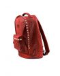 Mint Crocodile Stud Backpack Red 2