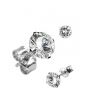 The Silver Martini Stud - Clear 1