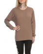 The Knit Dolman Sleeve Top - Crooks Femme in Dark Taupe 1