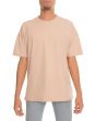 The Drop Shoulder Box Fit French Terry Tee in Mocha 1