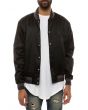 The School Yard Varsity Jacket in Black