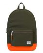 The Settlement Backpack in Forest and Orange
