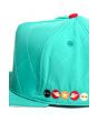 Quilted Strapback - Turquoise 3